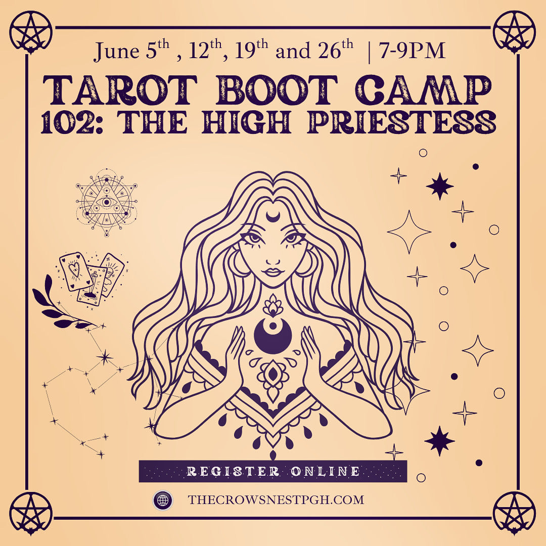 Tarot Boot Camp 102- April 2nd, 9th, 16th and 23rd