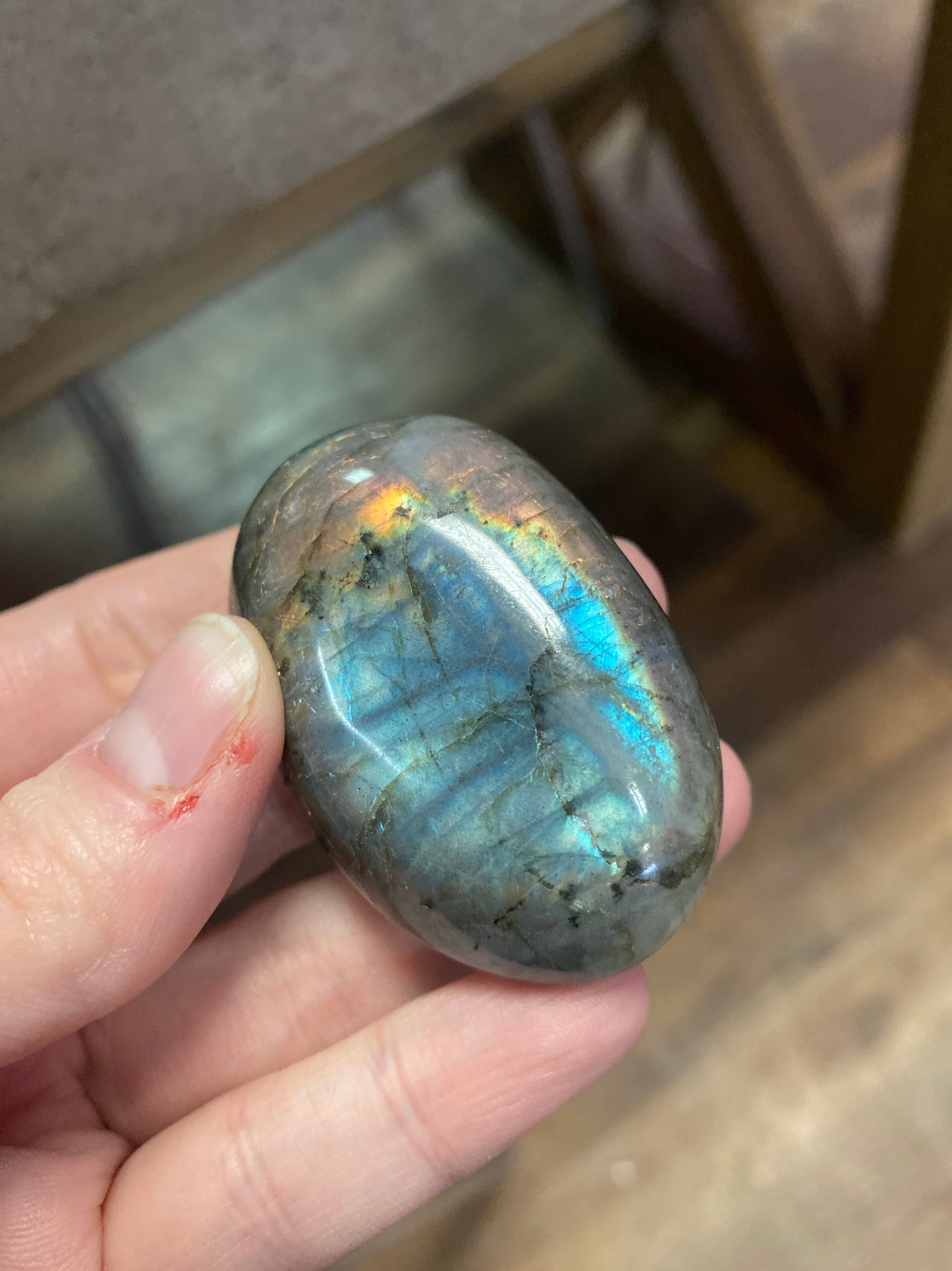 Labradorite Palm Stone