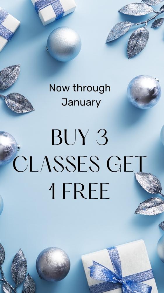 Buy Three Classes get 1 Free