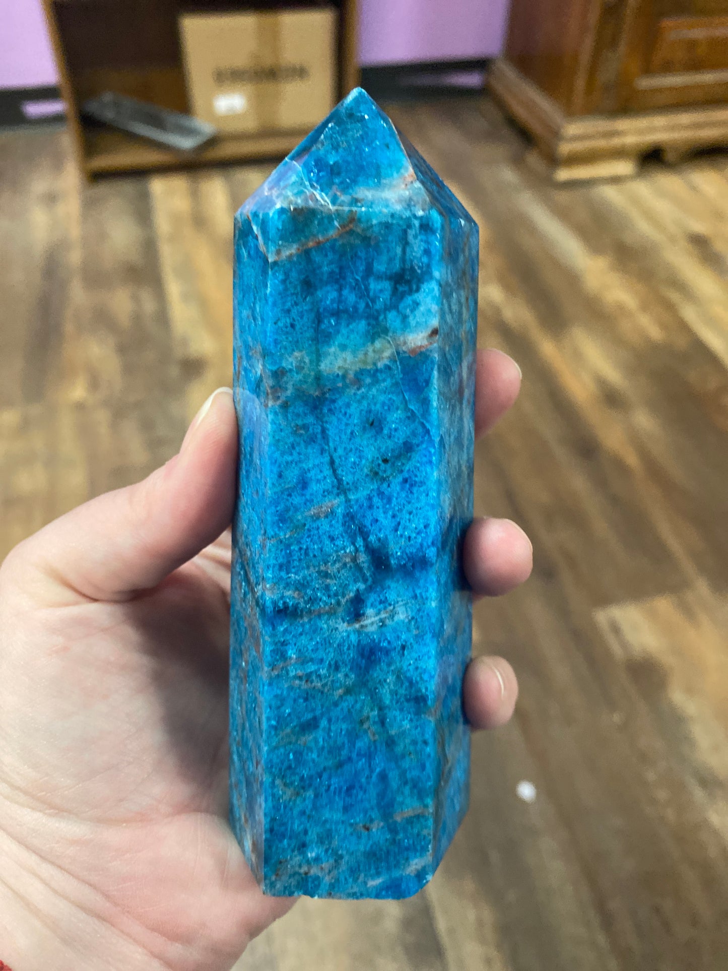 Blue Apatite Towers