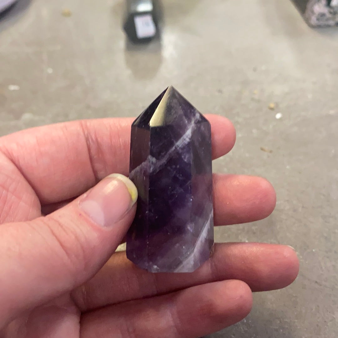 Small amethyst point.