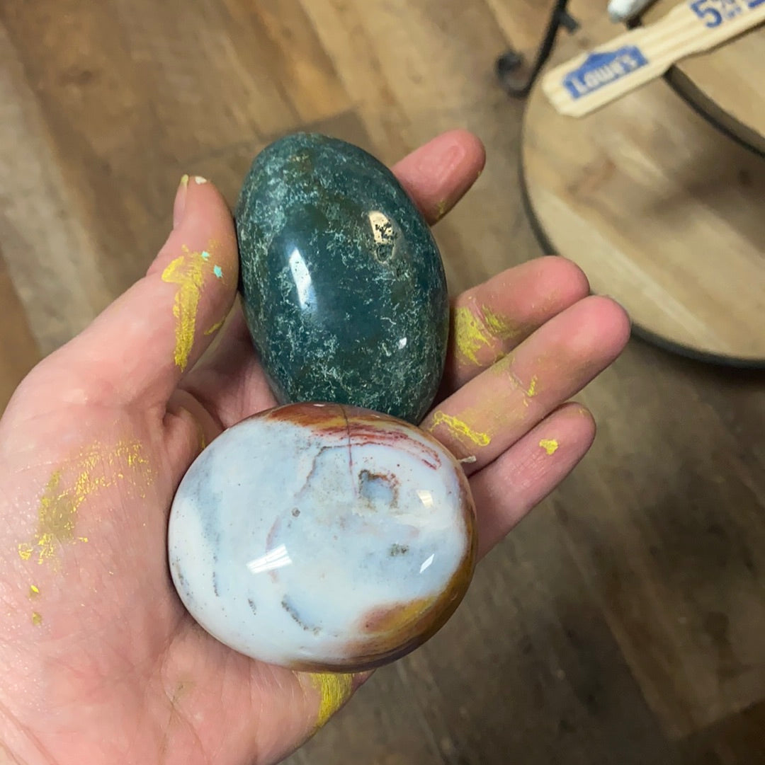 Ocean Jasper Palm Stone