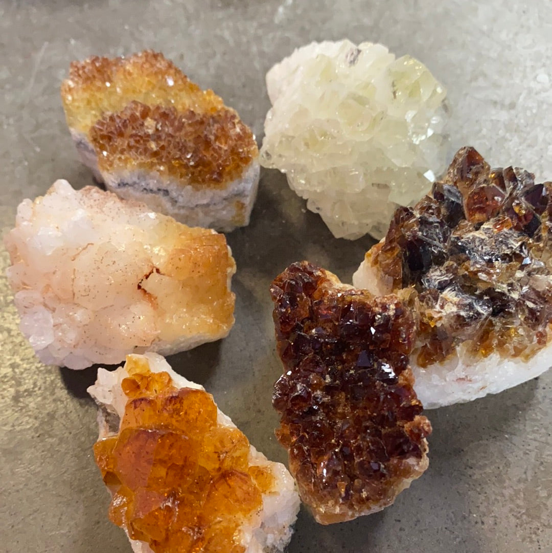 Clusters of citrine.