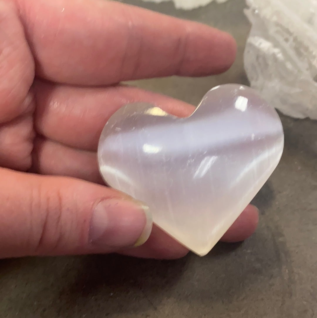 Selenite Heart