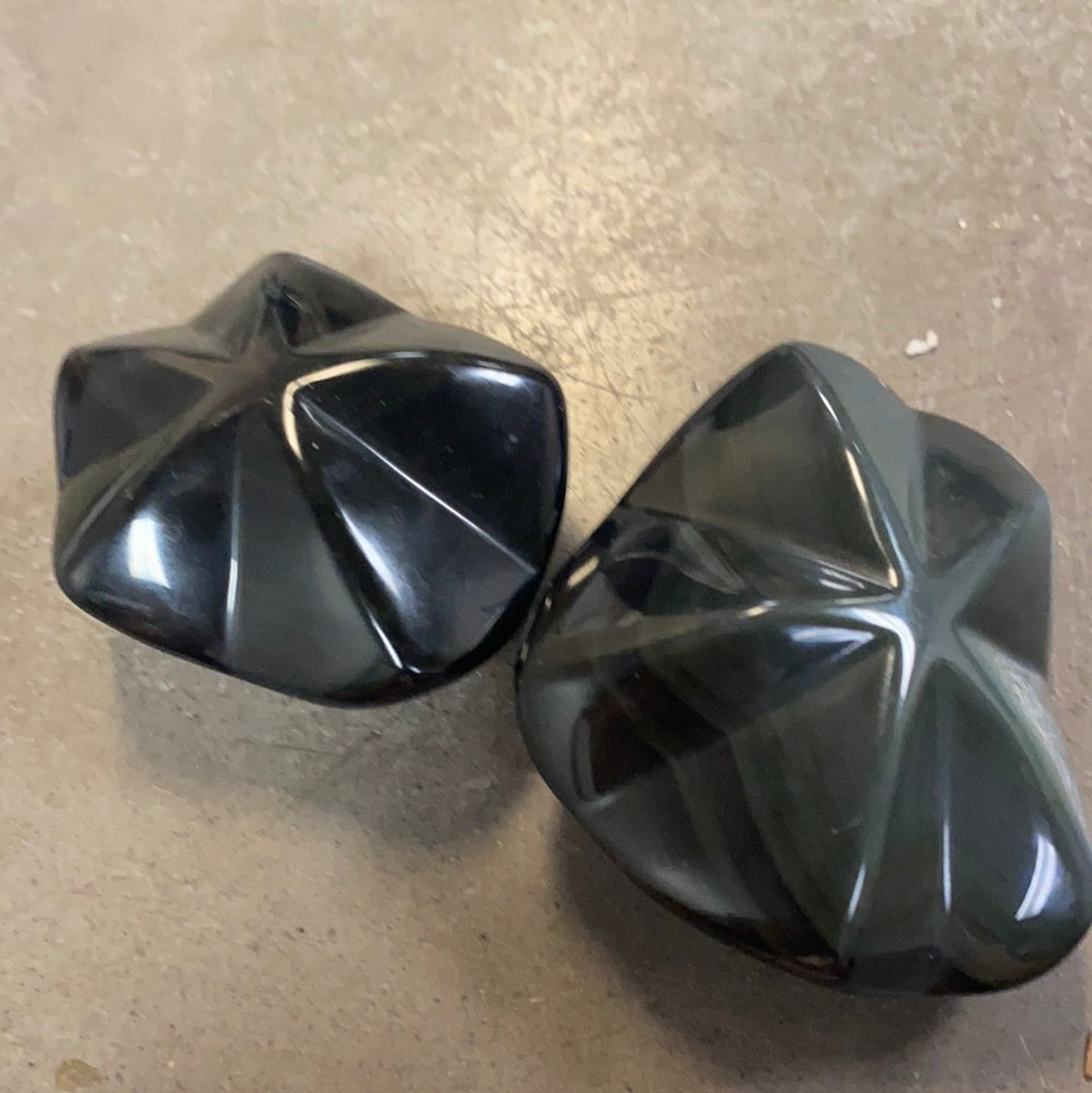 Rainbow Obsidian Star