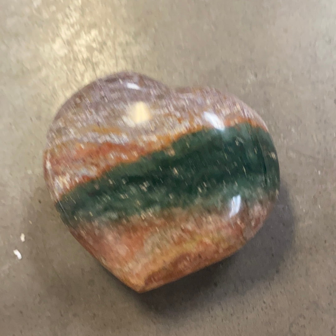 Ocean Jasper Heart