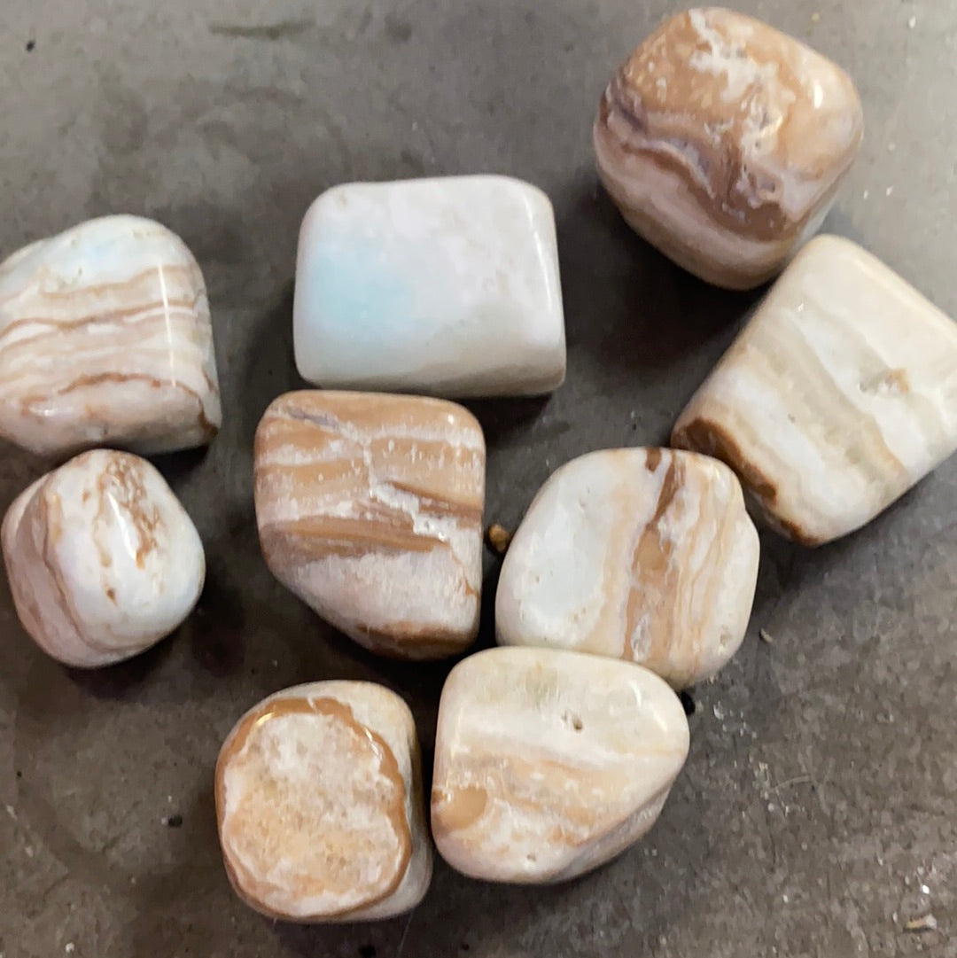 Tumbled Caribbean Calcite