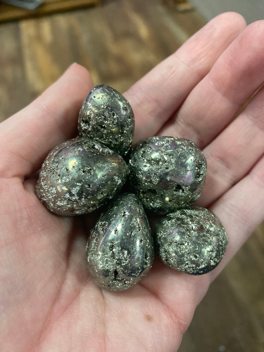 Pyrite Tumbles