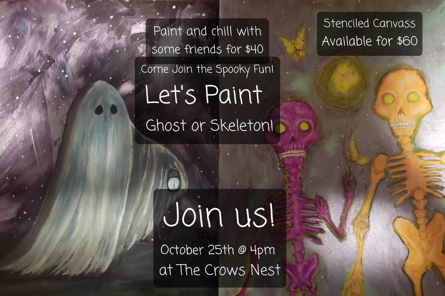 Painting with Joy- Spooky Season Edition- Oct 25th 4 PM