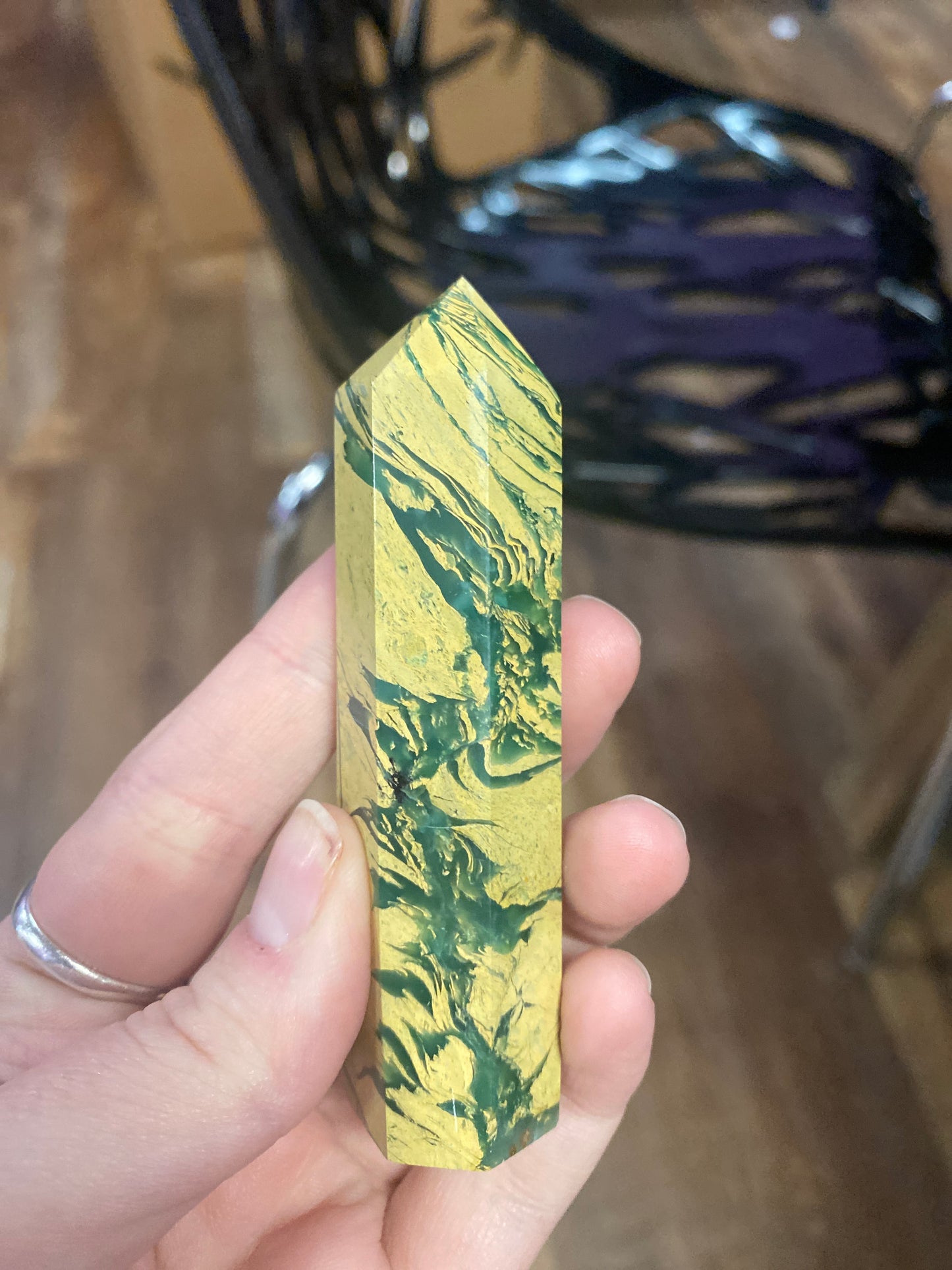 Yellow Unakite Tower