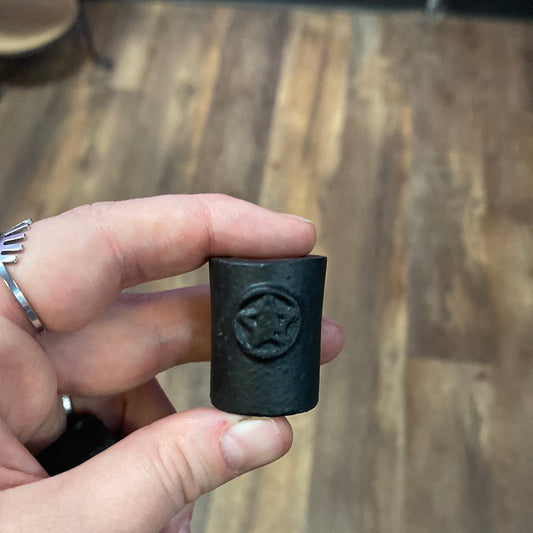 Chime candle holder. 