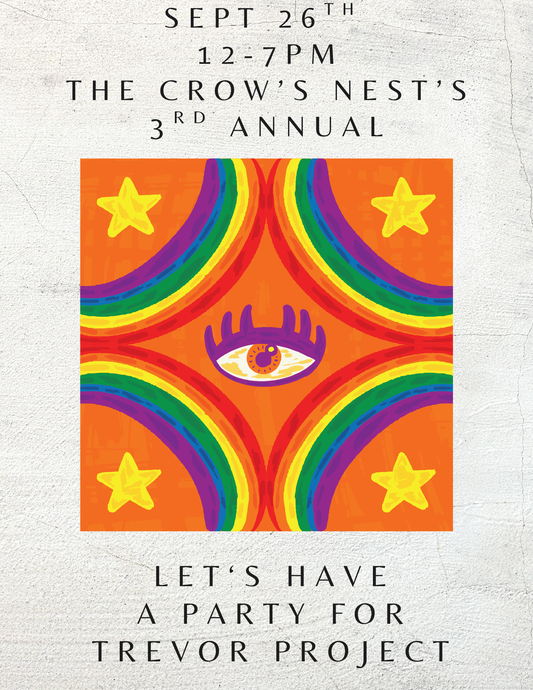 Fundraising Event- Let's have a party for Trevor Project- Sept 26th 12-7