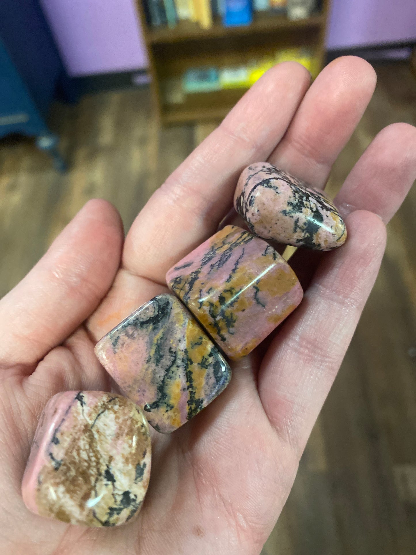 Rhodonite Tumbles