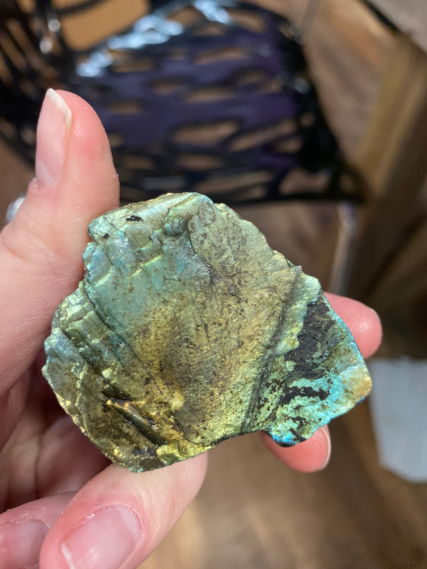 Raw Labradorite