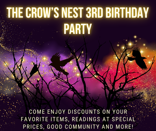The Crow's Nest 3rd Birthday Party- June 13th 12-7