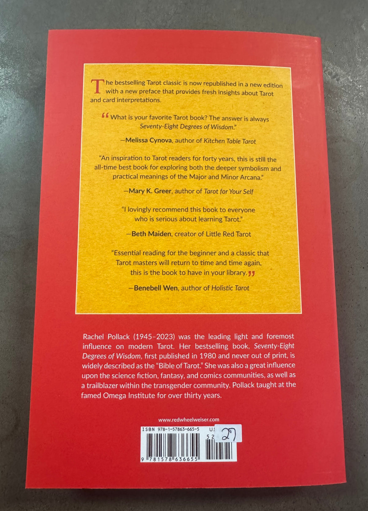 Seventy Eight Degrees of Wisdom