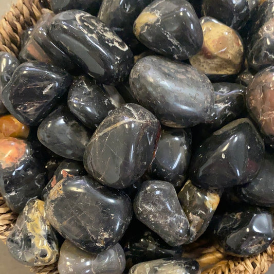 black onyx tumbles. 