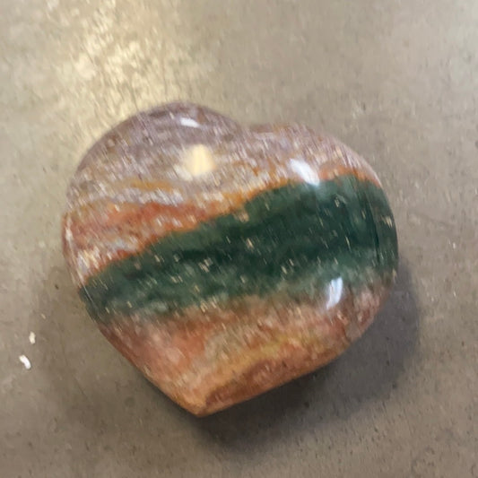 Ocean Jasper Heart